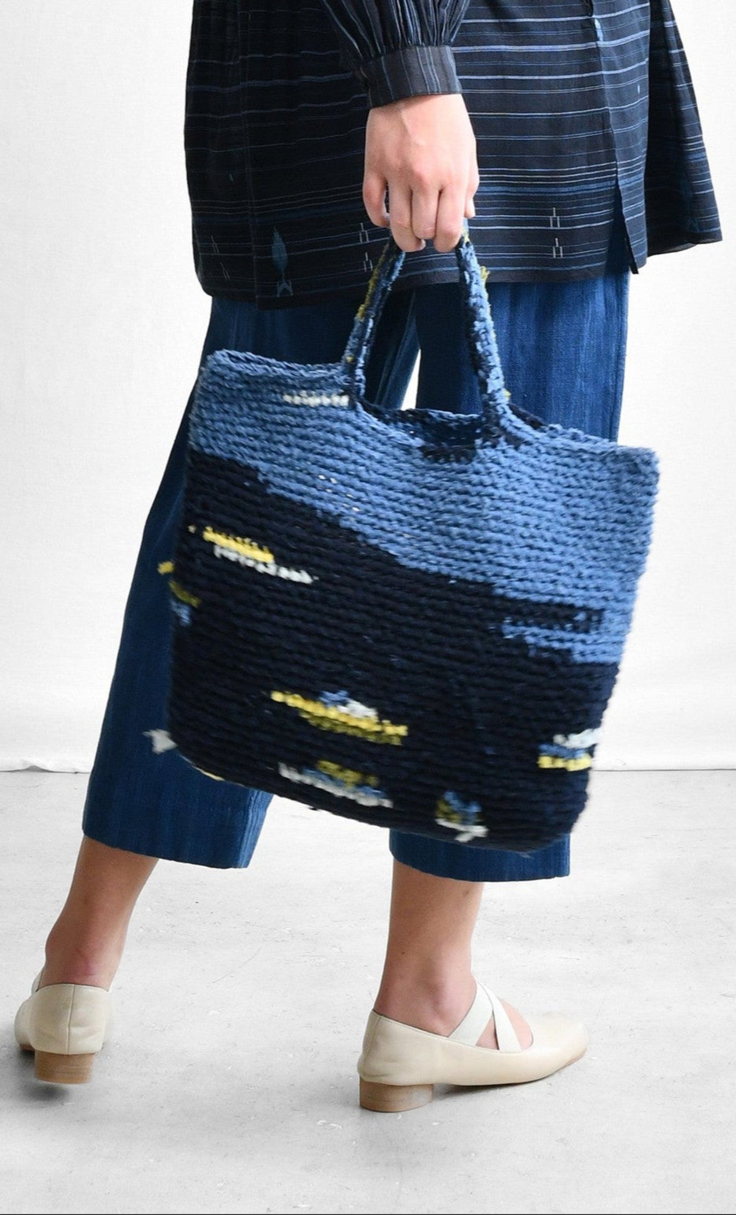 KHESH TOTE/INDIGO