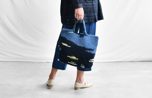 KHESH TOTE/INDIGO
